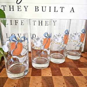 INTERNATIONAL Marmalade 14 Oz Glassware Tumbler Set of 4